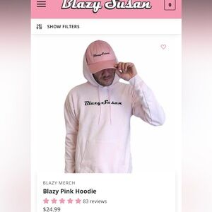 Blazy Susan Pink Hoodie